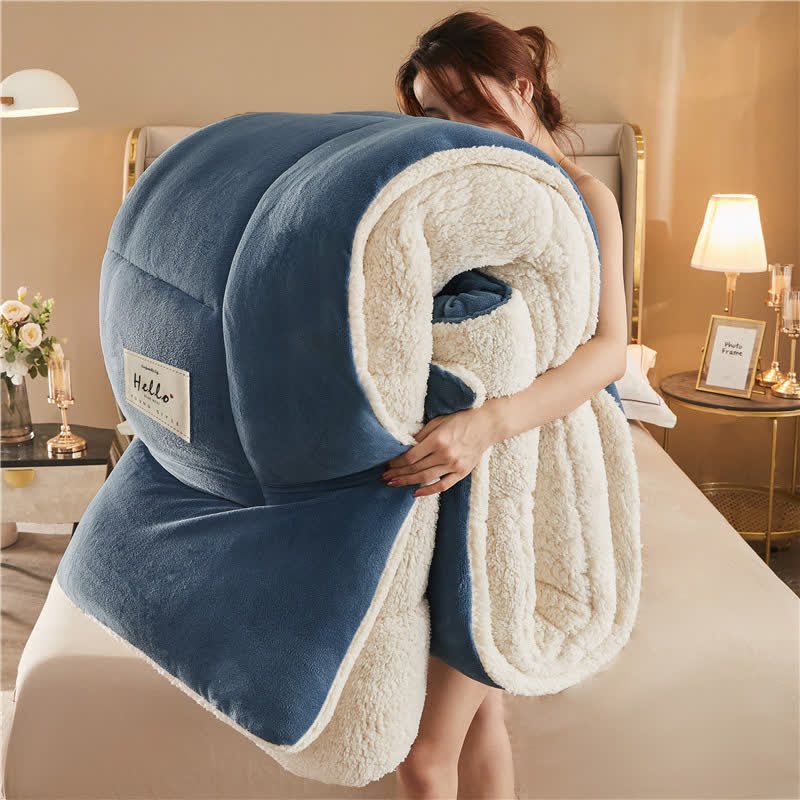 Thick Blanket | Premium Microfiber & Sherpa Fleece | Full, Queen, King Sizes