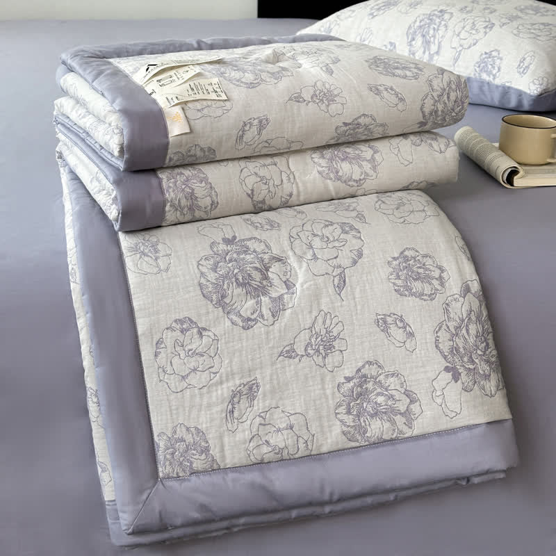 Cotton Gauze Bedding Set | 100% Organic Cotton | 4-Piece Full/Queen