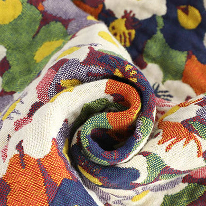 Rustic Flower Reversible Quilt | 100% Organic Cotton | Full/Queen Size