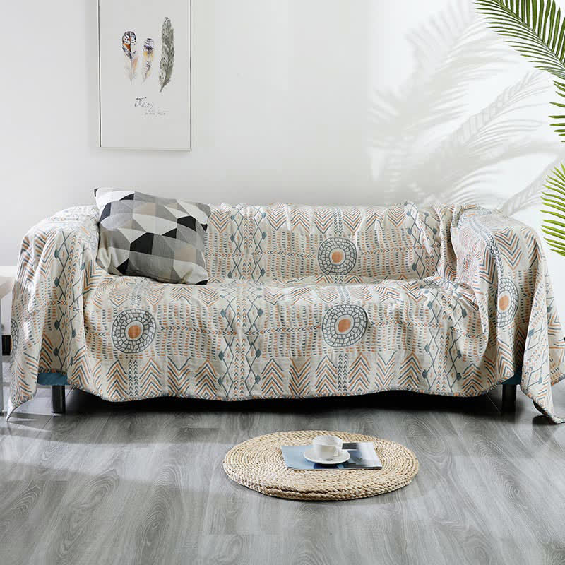 Cotton Striped Reversible Blanket | Ultra-Plush | Multiple Sizes Available