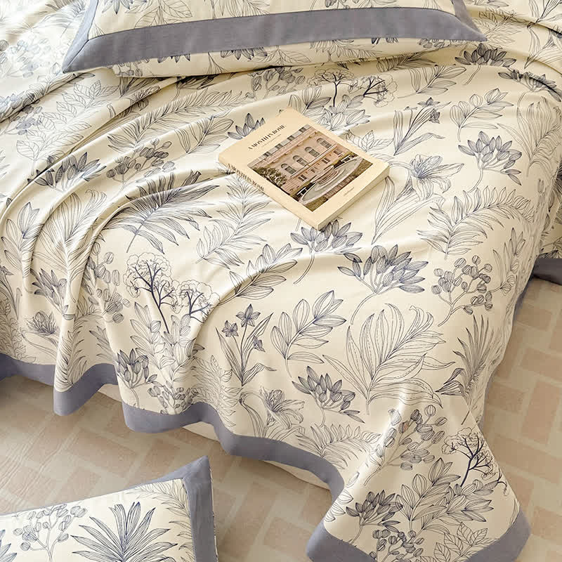 Pure Cotton Coverlet | Eco-Friendly | Available in Full, Queen, King Sizes