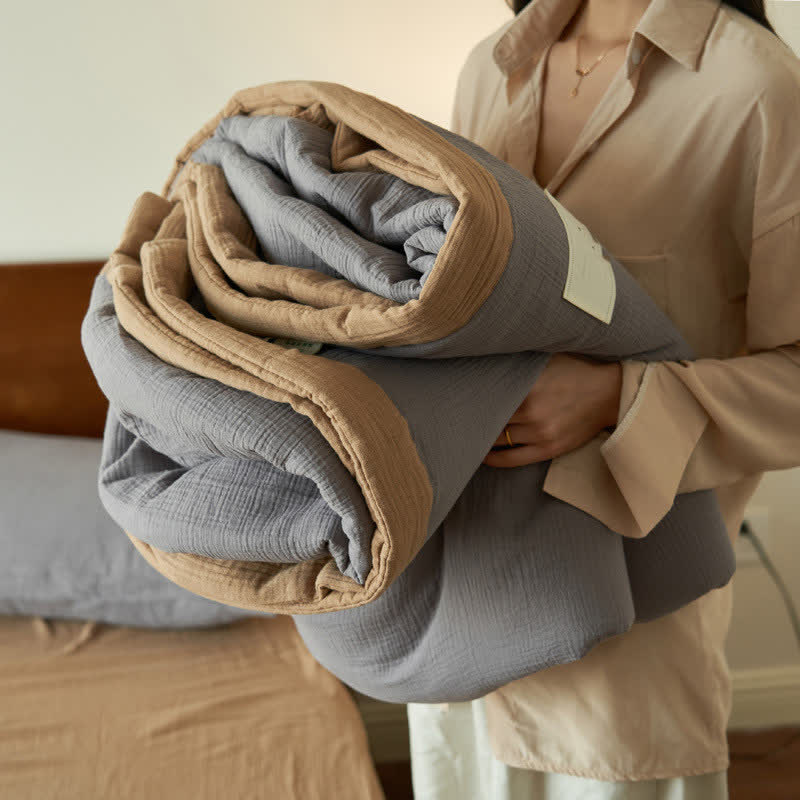 Double Layer Gauze Bedding Set | 100% Organic Cotton | Full & Queen Sizes