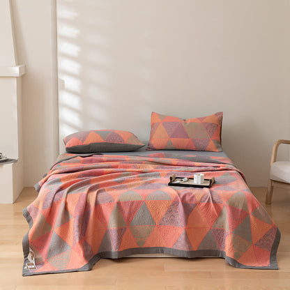 Reversible Quilt | 100% Organic Cotton | Full/Queen/King Sizes