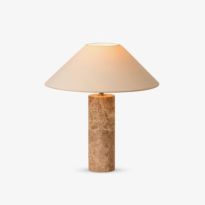 Alba Stone Table Lamp | Marble Base | Grey