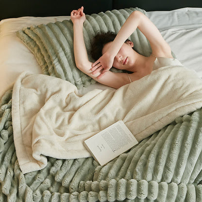 Soft Lightweight Throw Blanket | Double Velvet Polyester | Available in Multiple Colors