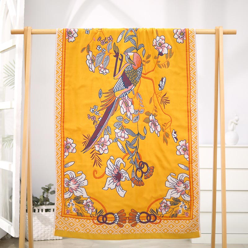 Cotton Bath Towel | Reversible Design | 80cm x 160cm