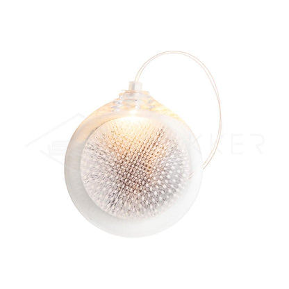 Mesh Glass Wall Lamp | Copper Mesh & Clear Glass | 14cm Diameter