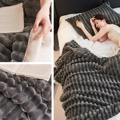 Soft Lightweight Throw Blanket | Double Velvet Polyester | Available in Multiple Colors