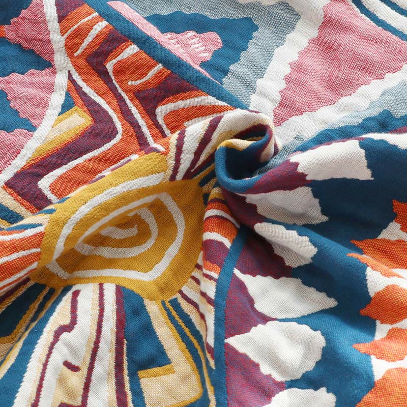 Nordic Throw Blanket | Reversible Cotton | Multiple Sizes