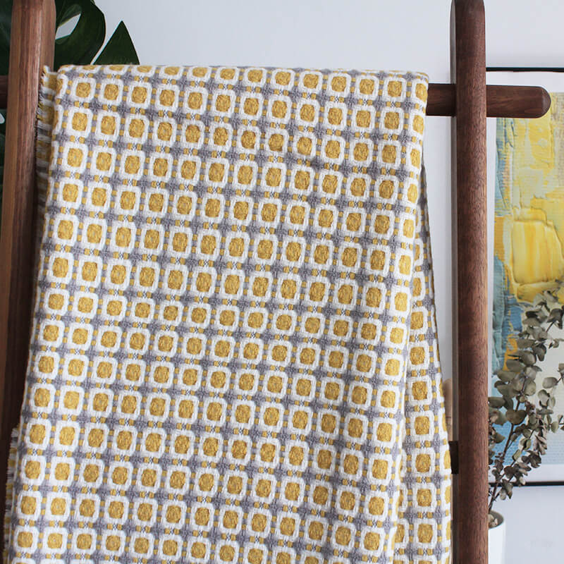 Sofa Blanket | Breathable Acrylic Fiber | Elegant Tassels