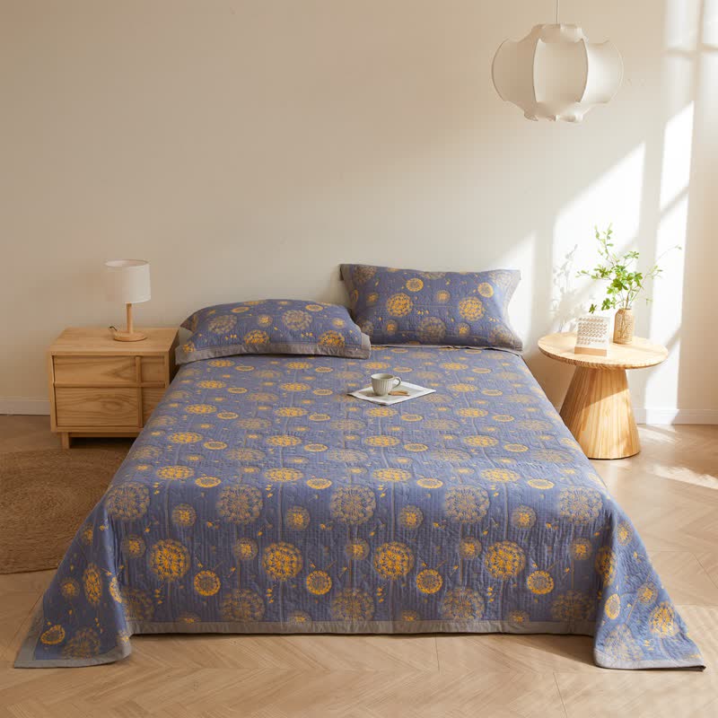 Dandelion Quilt | 100% Organic Cotton | Full/Queen Size