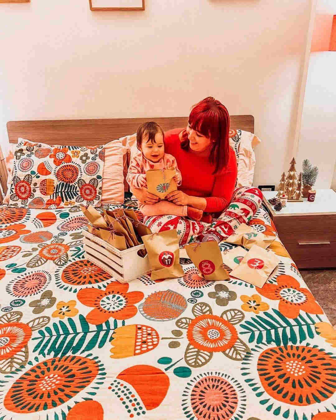 Boho Flower Cotton Quilt | Cartoon Pattern | Full/Queen/King Sizes