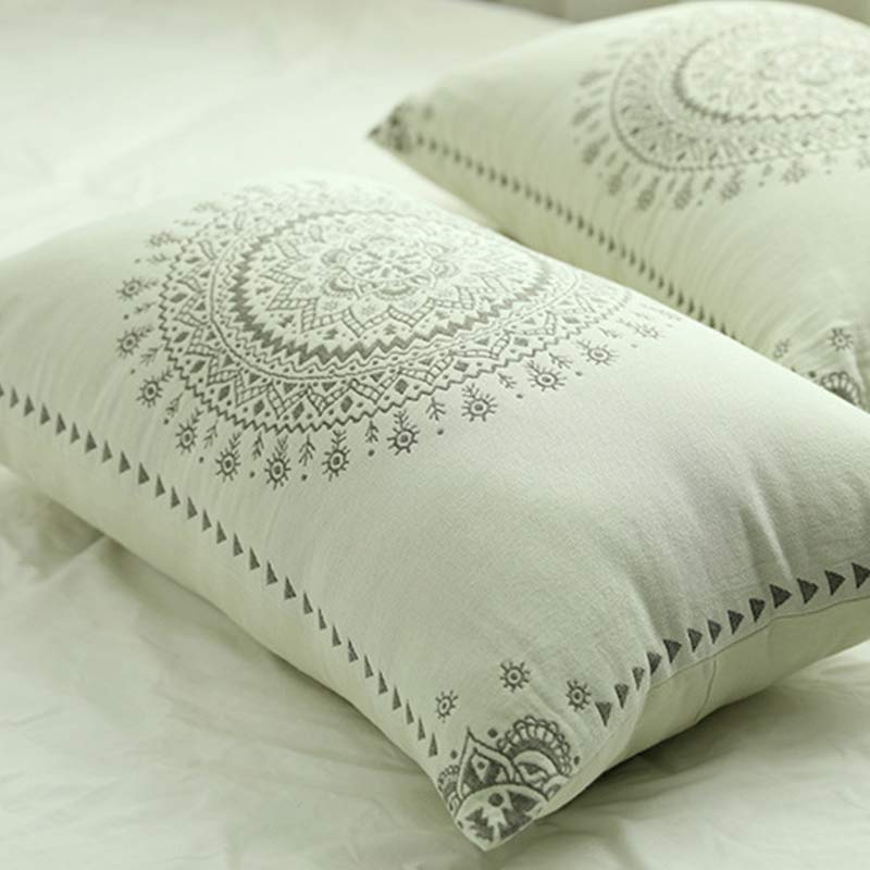 Cotton Pillow Covers | Soft Natural Fabric | Set of 2