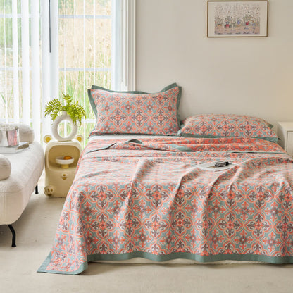 Cotton Gauze Quilt | 100% Organic Cotton | Reversible | Full/Queen/King Sizes