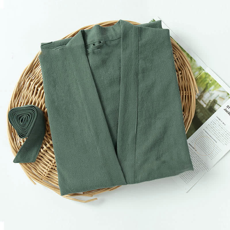 Cotton Bathrobe | Soft & Lightweight | With Pockets
