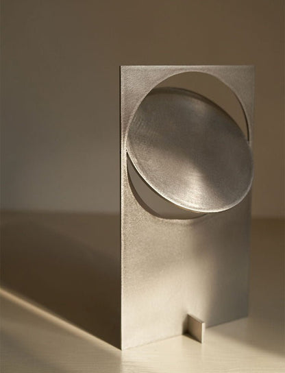 Table Lamp | Metal & Stainless Steel | 22cm Diameter, 38cm Height