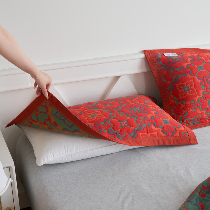 Cotton Gauze Quilt Set | 100% Organic Cotton | Full/Queen/King Options