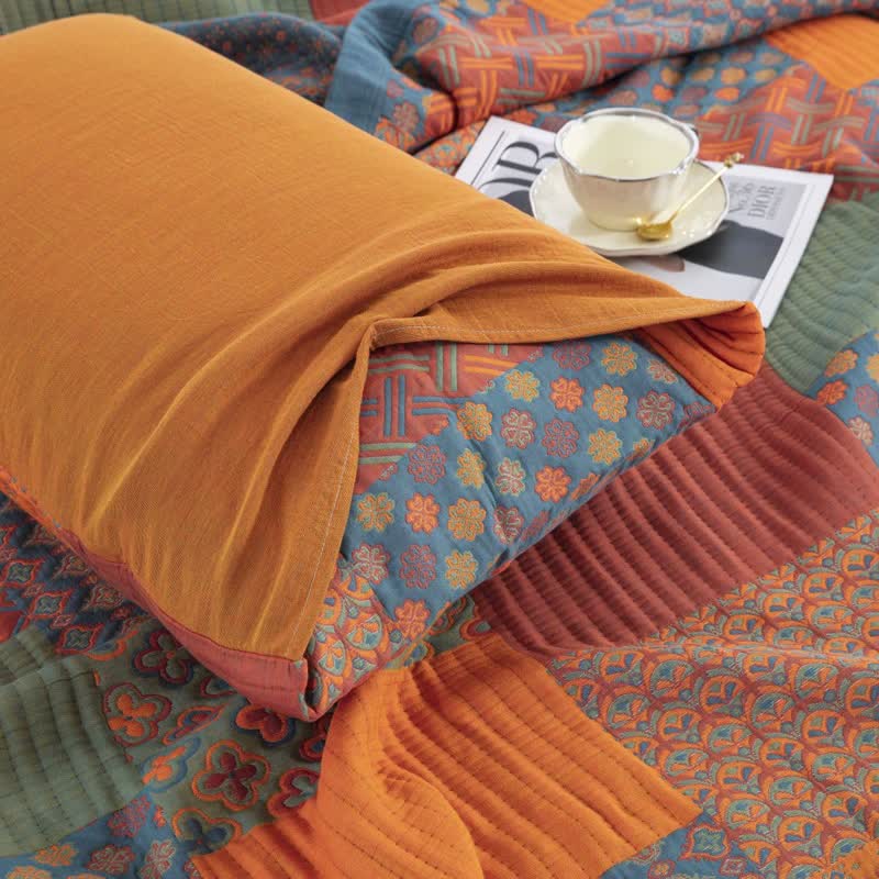 Cotton Quilt Set | Hypoallergenic Breathable Fabric | Multiple Sizes Available