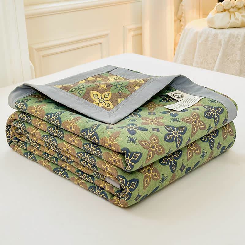 Cotton Quilted Coverlet | Eco-Friendly Pure Cotton | Available in Full, Queen, King Sizes