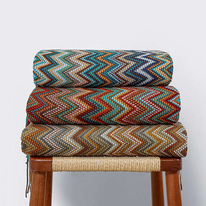 Striped Tassel Blanket | Soft Acrylic Fiber | Multiple Sizes