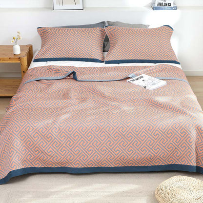 Reversible Summer Quilt | 100% Organic Cotton | King Size