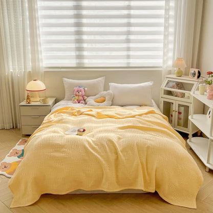 Pure Cotton Waffle Quilt | 100% Organic Cotton | Full/Queen Size