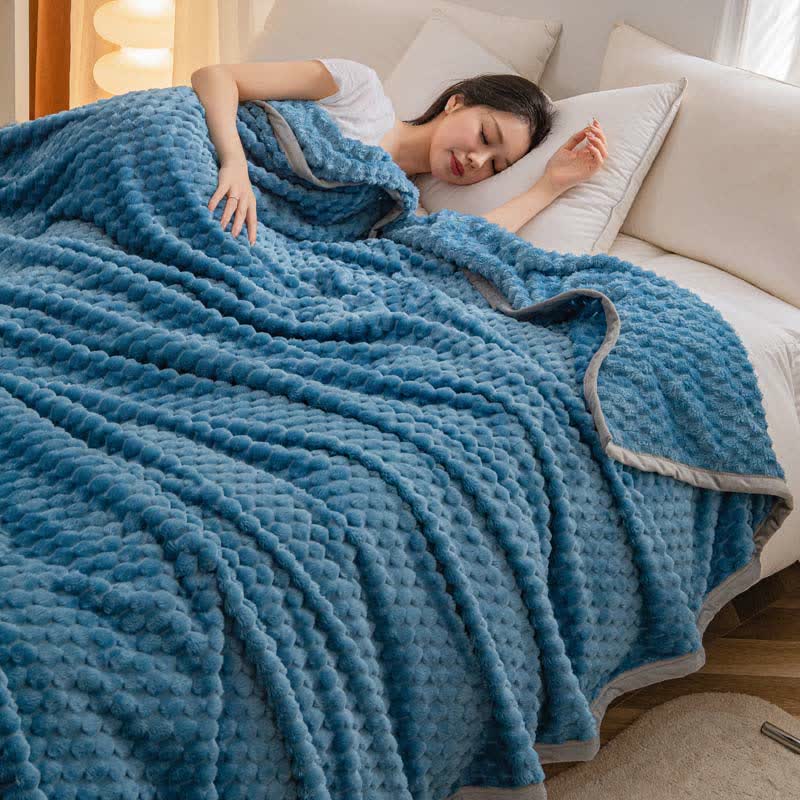 Reversible Velvet Blanket | Premium Polyester | Full & Queen Sizes
