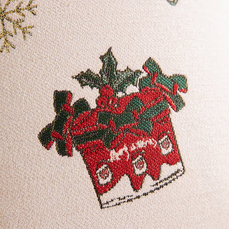 Christmas Tree Tassel Table Runner | Polyester | 14" x 55" to 14" x 118" Options