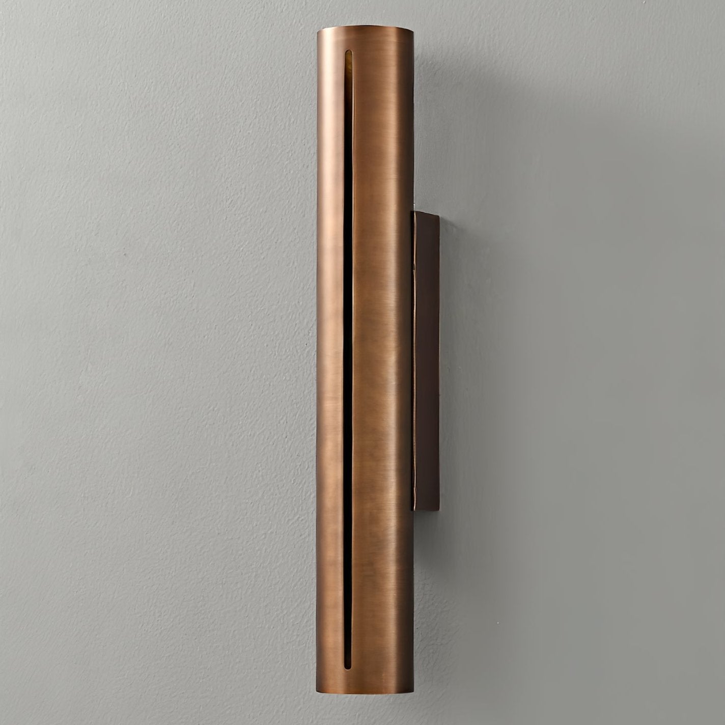 Aria Cylinder Wall Light | Brass | Red Bronze/Bronze