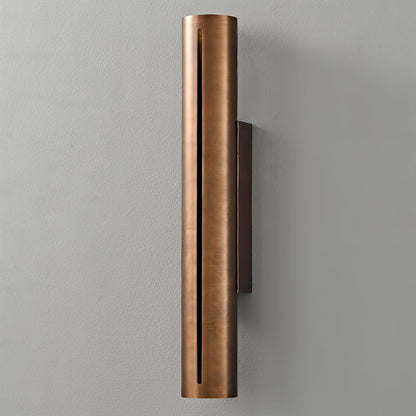Aria Cylinder Wall Light | Brass | Red Bronze/Bronze