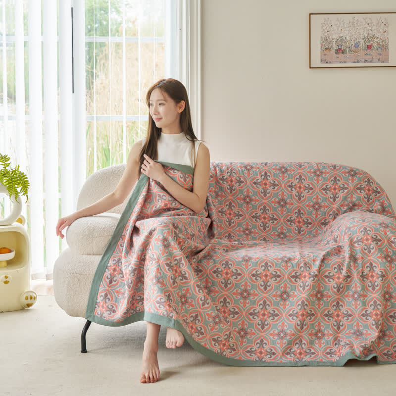 Cotton Gauze Quilt | 100% Organic Cotton | Reversible | Full/Queen/King Sizes