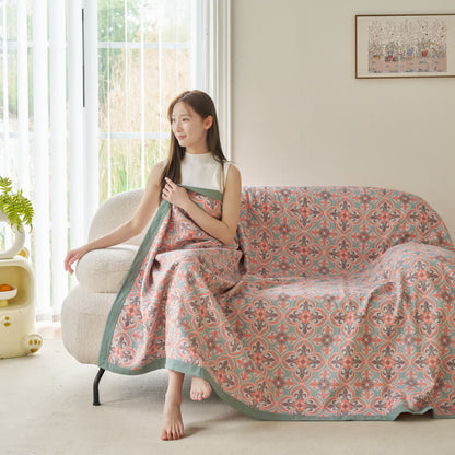 Cotton Gauze Quilt | 100% Organic Cotton | Reversible | Full/Queen/King Sizes