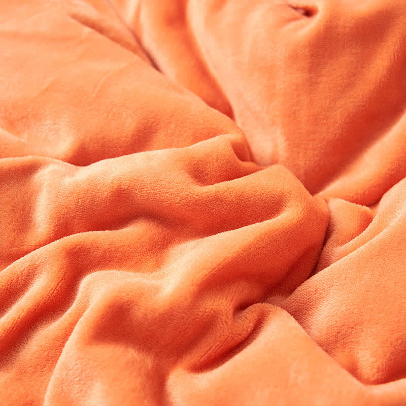 Double Velvet Throw Blanket | Soft Polyester | Full Size 71"W x 79"L