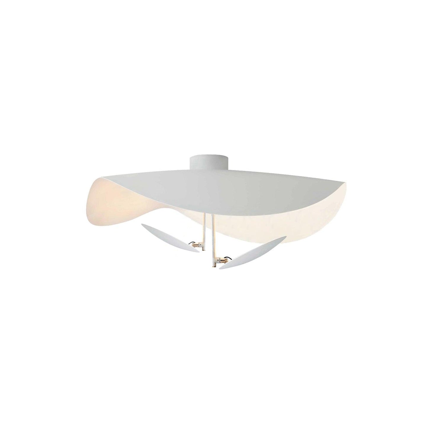 Giorgio Ceiling Light | Metal & Integrated LED | White Finish