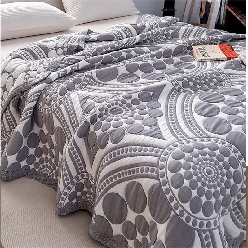 Pure Cotton Reversible Quilt | 100% Organic Cotton | Full/Queen Size