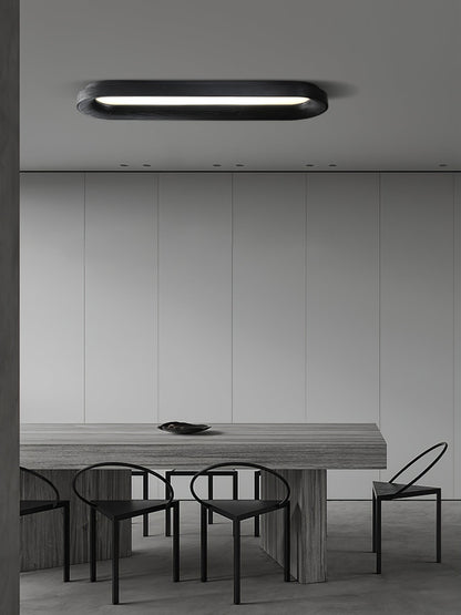 Flowing Cloud Ceiling Lamp | Wood, Metal, Acrylic | White Shade