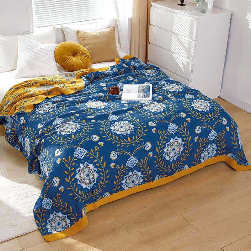 Cotton Reversible Quilt | 100% Organic Cotton | White | Full/Queen/King Sizes