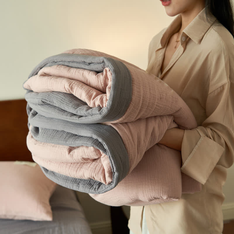 Double Layer Gauze Bedding Set | 100% Organic Cotton | Full & Queen Sizes