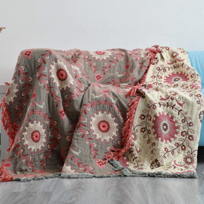 Reversible Cotton Sofa Cover | Extra Soft | 59"x79"