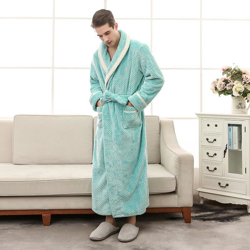 Thick Fleece Bathrobe | Skin-Friendly Material | Playful Prints