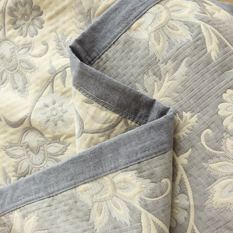 Cotton Gauze Summer Quilt | 100% Organic Cotton | Queen Size with Optional Pillowcases
