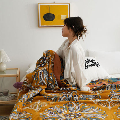 Cotton Gauze Quilt | 100% Organic Cotton | Reversible Design