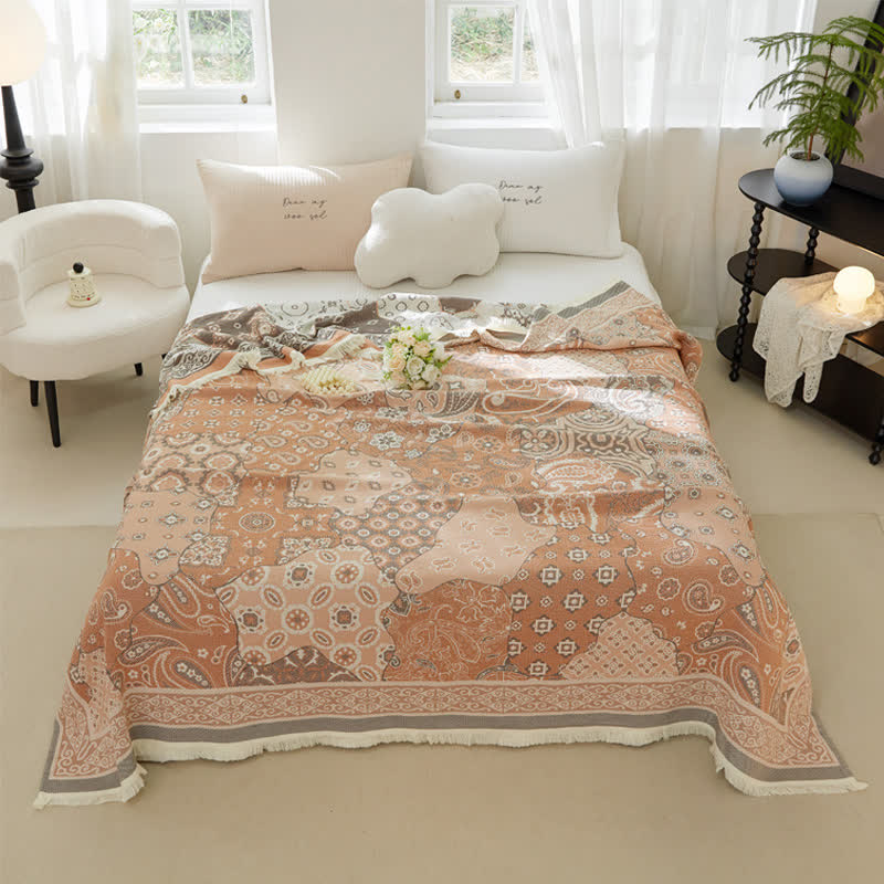 Vintage Cotton Gauze Quilt | 100% Cotton | Full & Queen Sizes