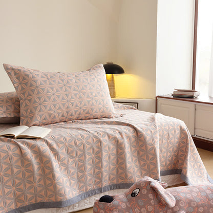 Cotton Gauze Quilt Set | Organic Cotton | Queen Size with 2 Pillowcases