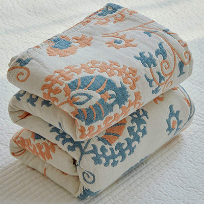 Cotton Quilt | Colorful Flower Print | Full/Queen Size