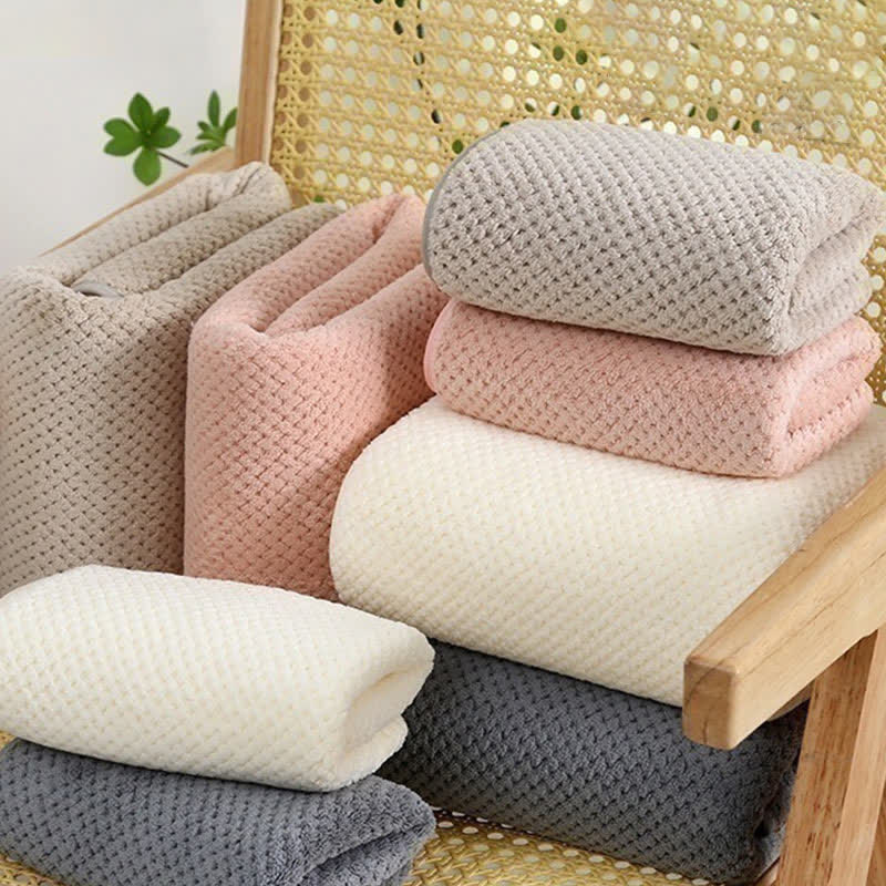 Soft Breathable Bath Towel | Polyester | 1 Bath Towel & 1 Towel Set