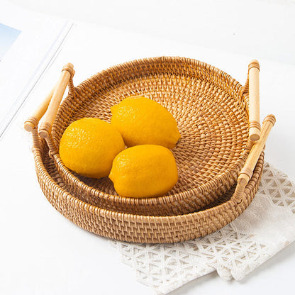 Rattan Tray Set | Eco-Friendly Hand Woven | 3 Sizes (S, M, L)