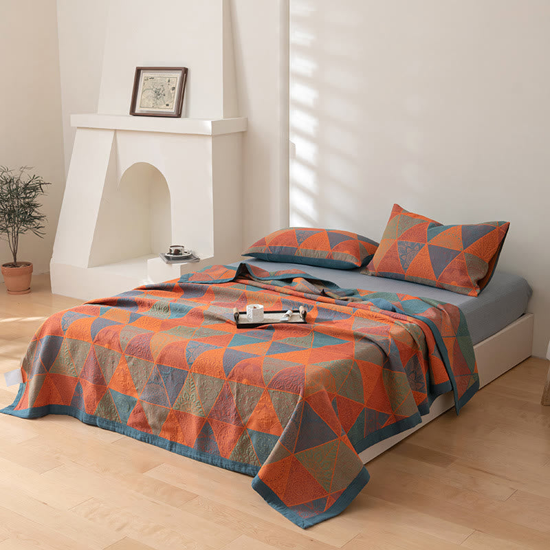 Reversible Quilt | 100% Organic Cotton | Full/Queen/King Sizes