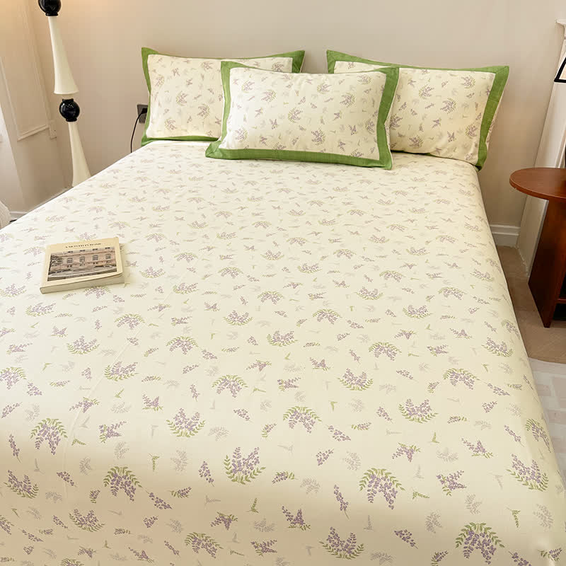 Lavender Cotton Coverlet | Eco-Friendly | Full, Queen, King Sizes