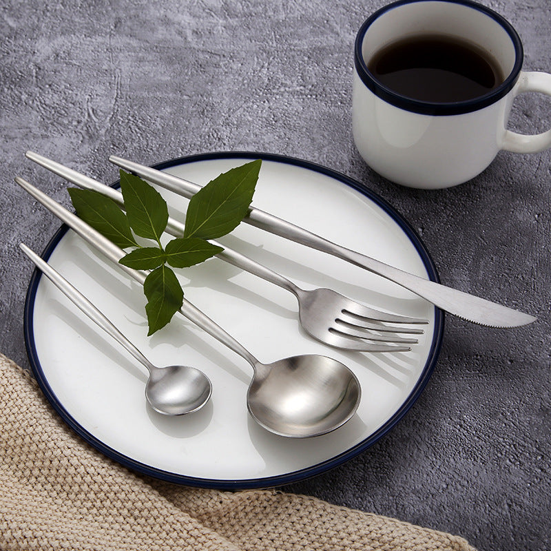 Maison Cutlery Set | Stainless Steel | Silver